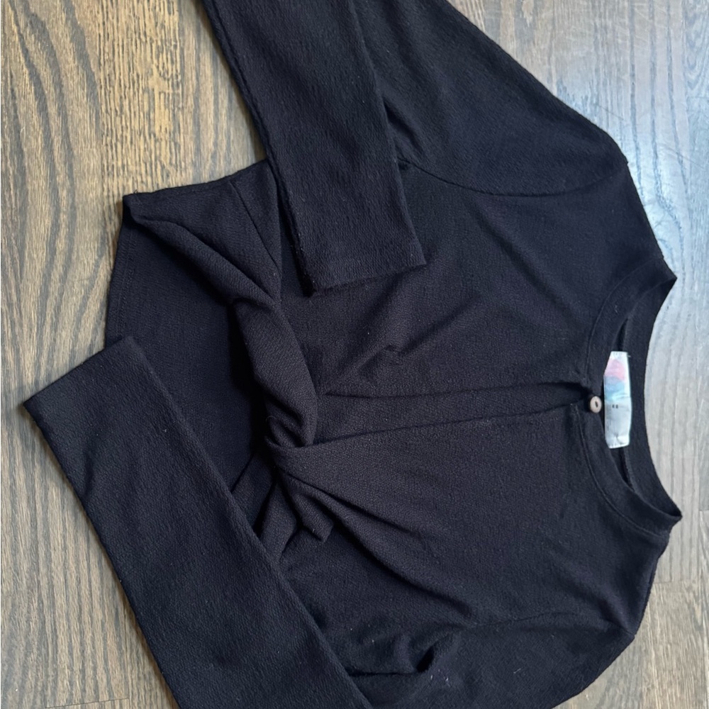 Black Women's Long Sleeve Blouse